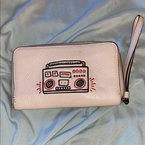 Coach X Keith Haring Radio Zip Around Wallet EUCll - Picture 1 of 9